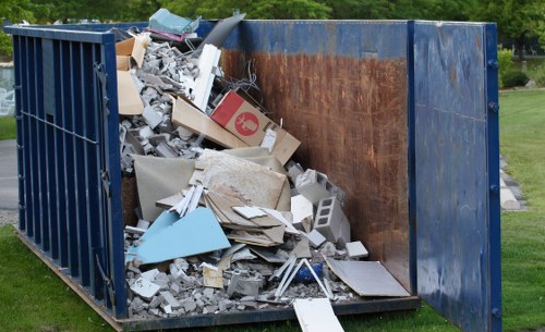 Furniture disposal service van in Wimbledon